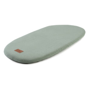 Prześcieradło do wózka 40x86 cm muślinowe new salvia