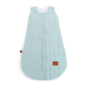 Śpiworek dwuwarstwowy do łóżeczka - miętowy "L"