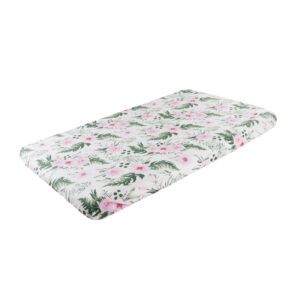 Prześcieradło do łóżka 60x120 cm tkaninowe ogród róż