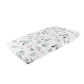 Prześcieradło do łóżka 60x120 cm tkaninowe safari