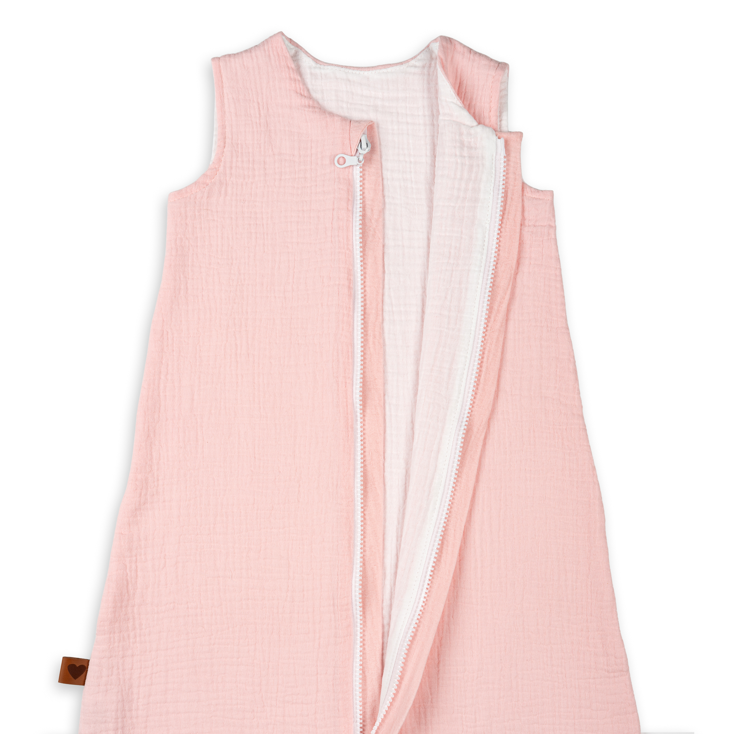 Śpiworek dwuwarstwowy do łóżeczka - baby pink "L" - obrazek 2