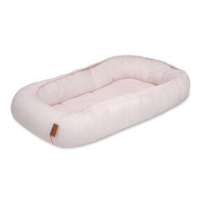 Kokon niemowlęcy tkaninowy jasny róż