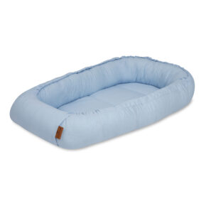 Kokon niemowlęcy tkaninowy błękitny