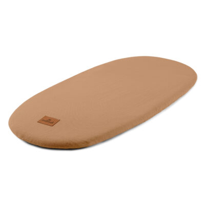 Prześcieradło do wózka 40x86 cm muślinowe beżowe