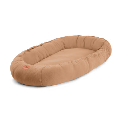 Kokon niemowlęcy muślinowy beżowy